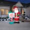 7ft. Airblown® Inflatable Christmas Santa with SANTA APPROVED Sign